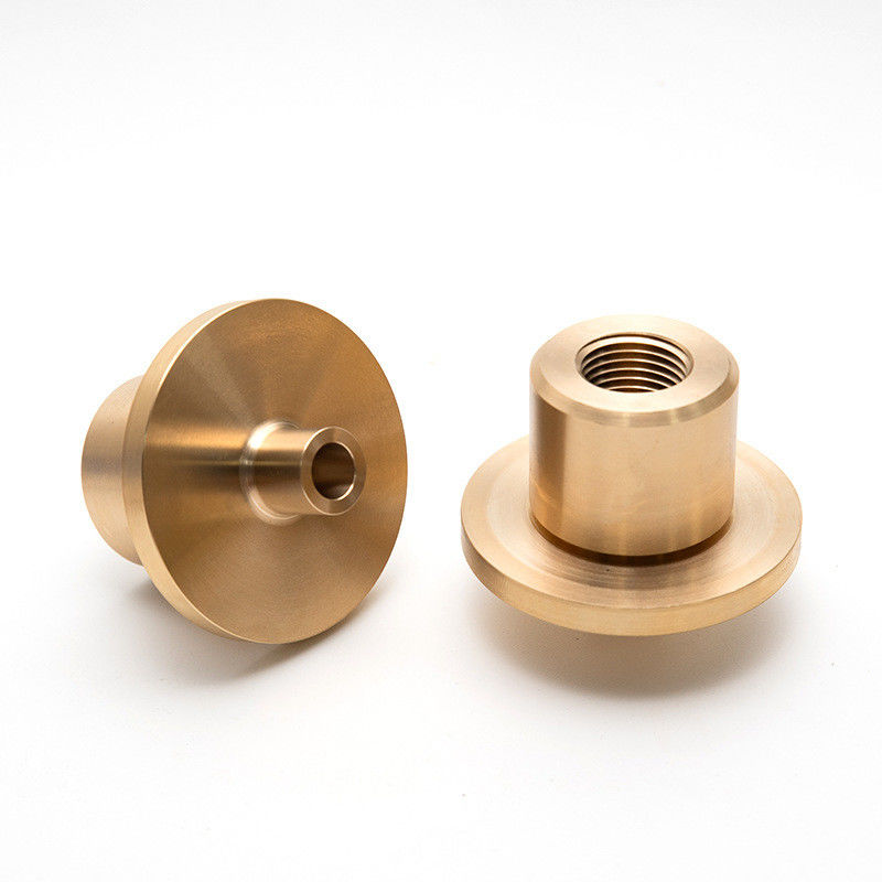 Customizable Turned Brass CNC Cutting Service Components High Precision