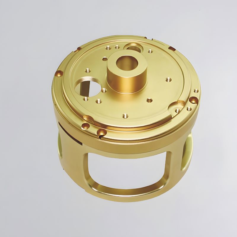 High Precision CNC Titanium Machining Parts Brass Copper